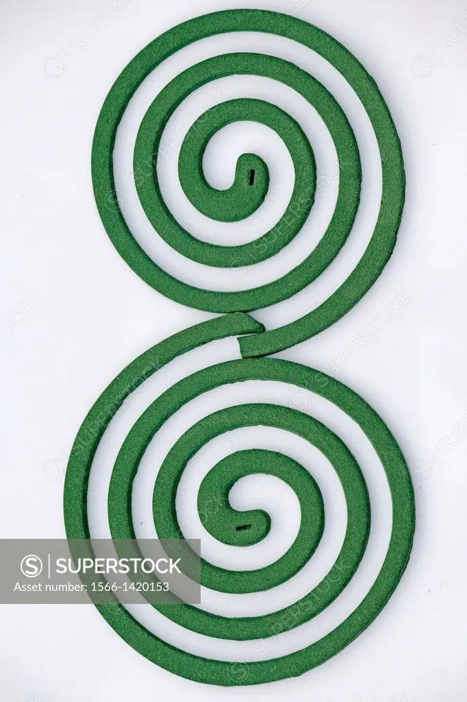Mosquito coil, close-up.