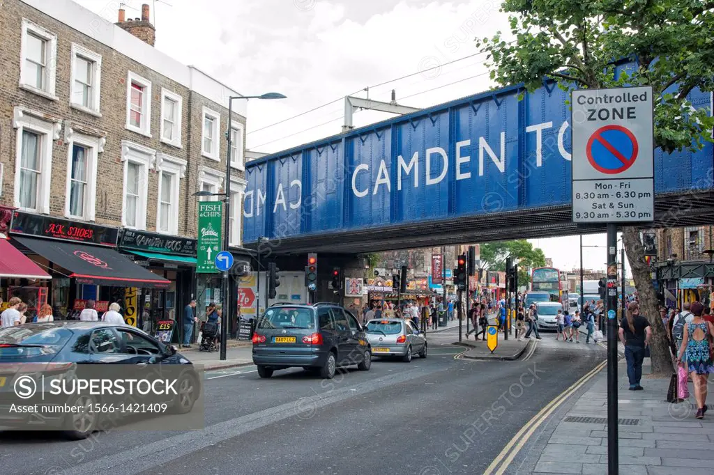 England - London - Camden Town district - Camden Town and Camden Lock