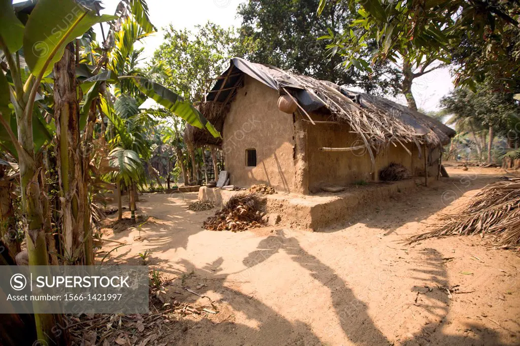Tribal hut, Bhuvaneshwar, Odisha, India