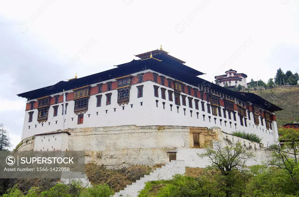Rinpung Dzong. LargeDrukpa Kagyu Buddhist monasteryand fortress. Paro. Bhutan.