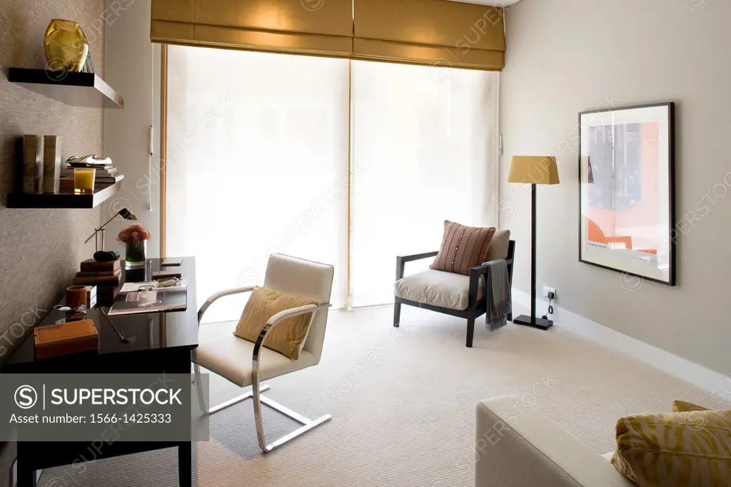 Study luxury apartment in central London.