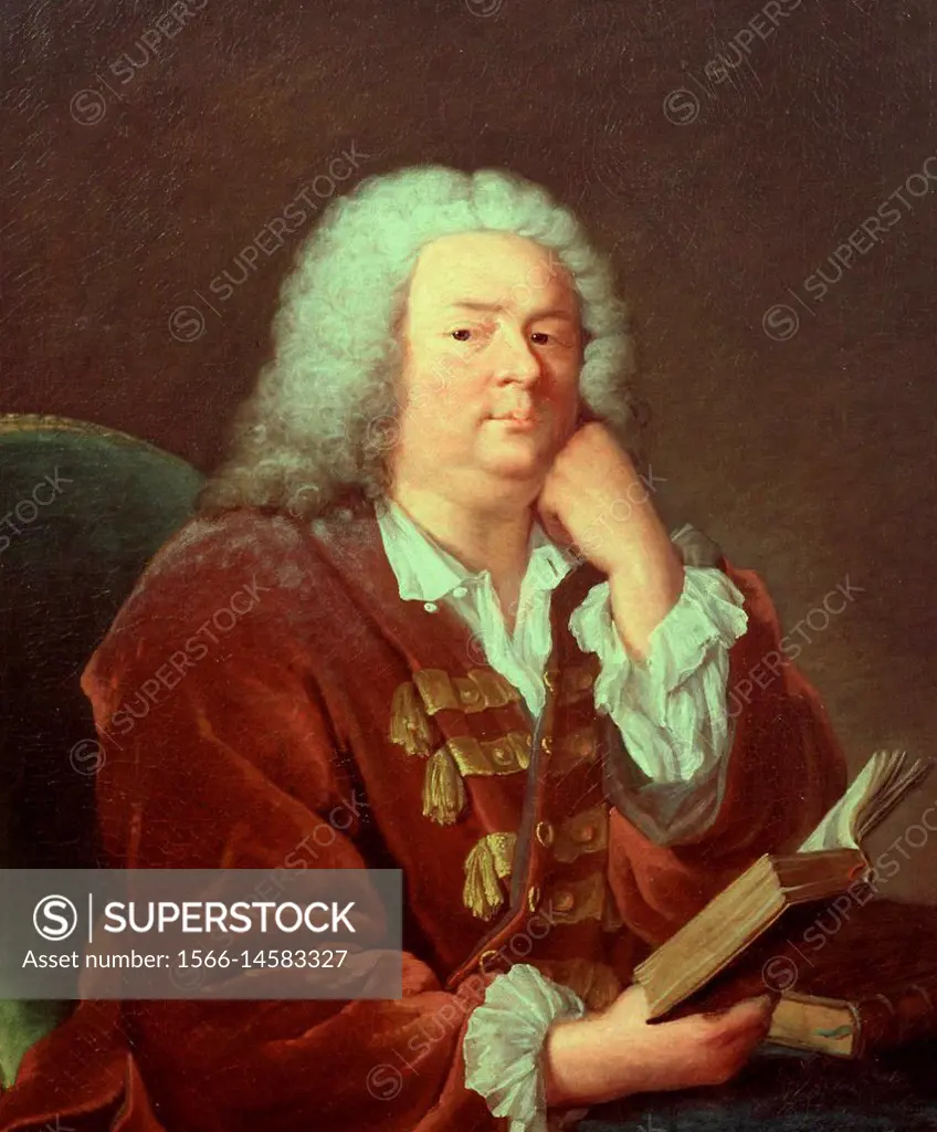Joseph Aved called le Batave . Portrait of Jean-Baptiste Rousseau . 18th century. . .