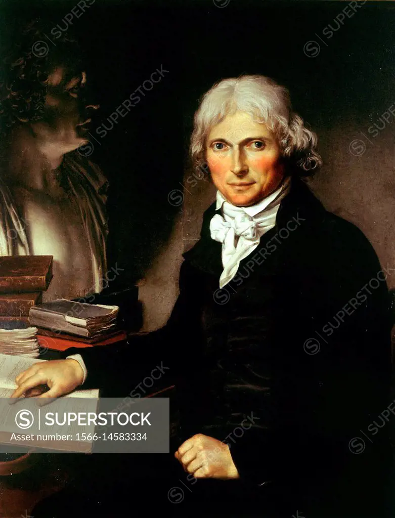 Pierre M. Delafontaine -. Portrait of doctor Bichat . 1799.