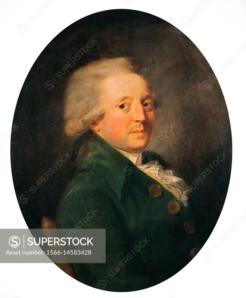Portrait of Marie Jean Antoine Nicolas de Caritat Marquis de Condorcet.