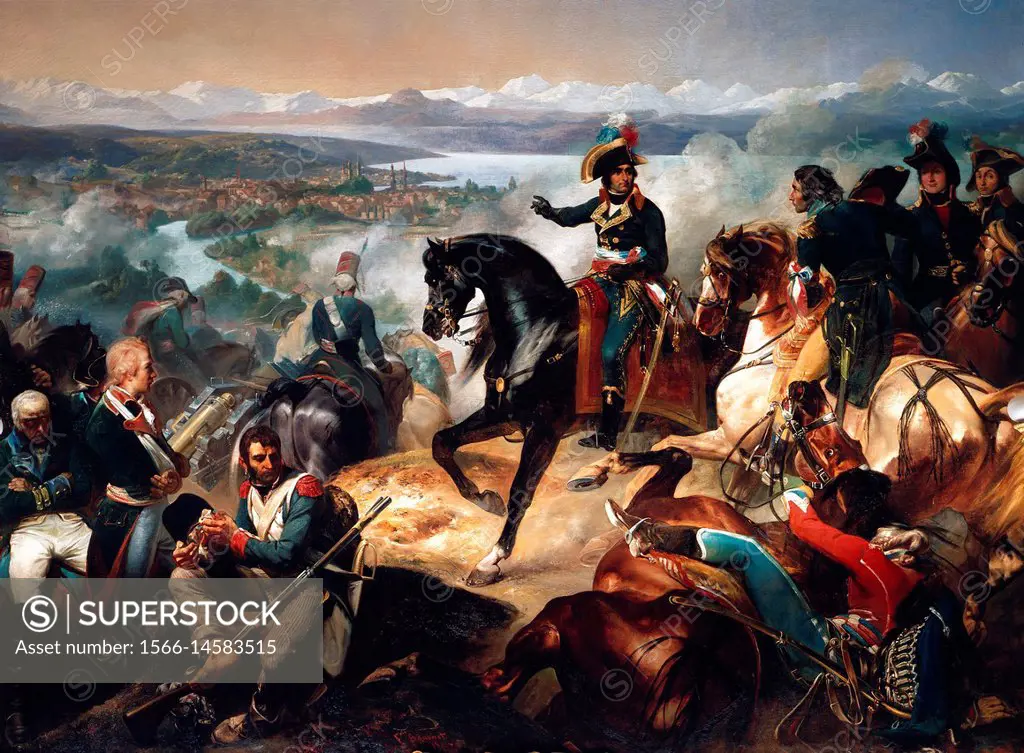Bouchot François - . Battle of Zurich won by general Massena over the austro russian army of Suvorov.