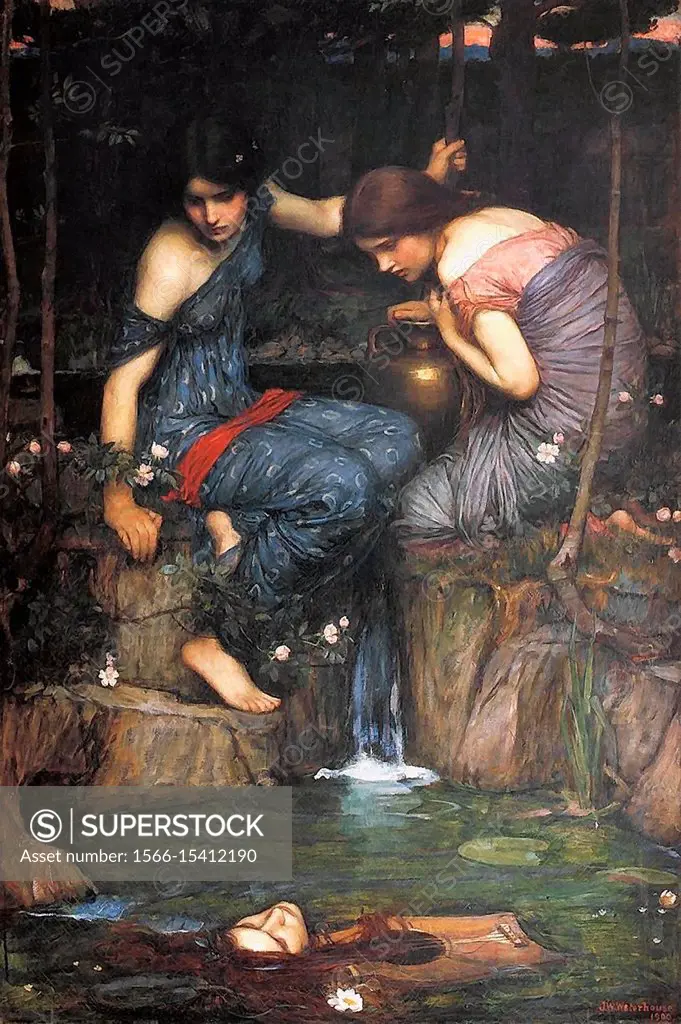 Waterhouse John William - Nymphs Finding the Head of Orpheus 3 1.