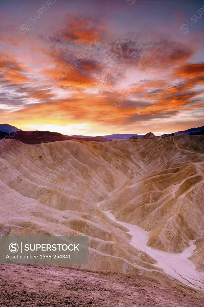 Zabriskie Point. Death Valley NP. California. USA