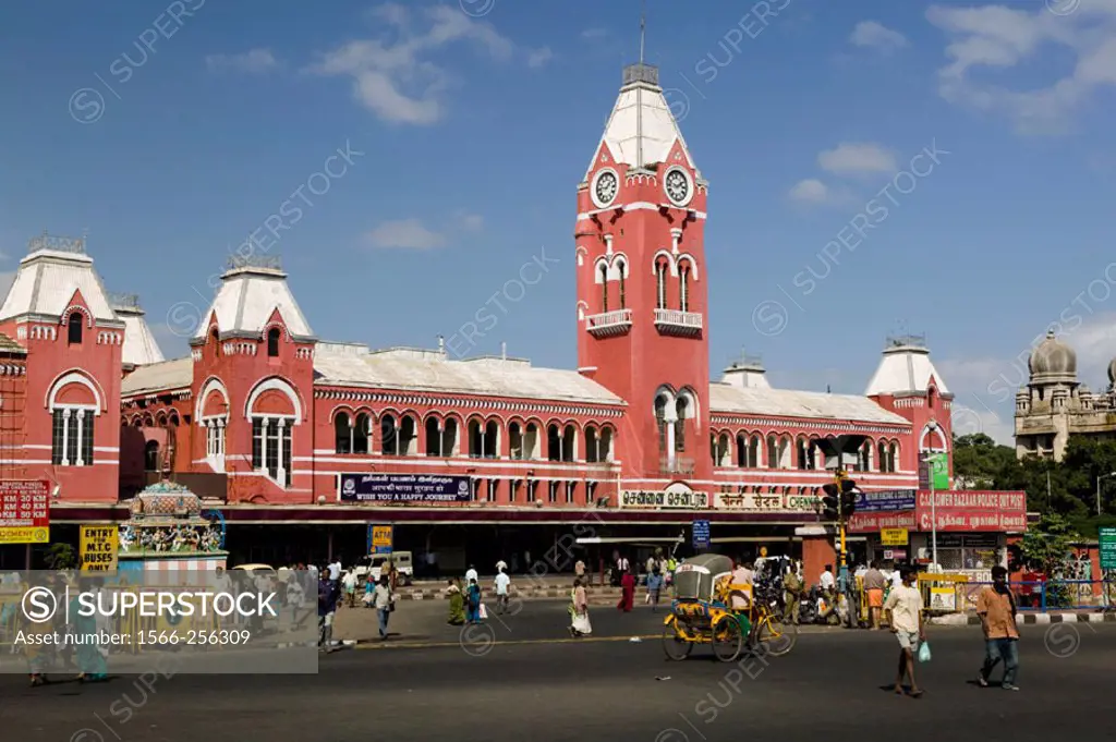 Chennai Central Train Station, Chennai. Tamil Nadu, India (2004)
