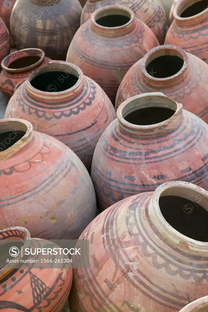Meherangarh Fort- Pottery. Jodhpur. Rajasthan. India.