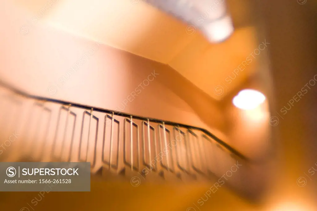 Meherangarh Fort. Stairway (defocussed). Jodhpur. Rajasthan. India.