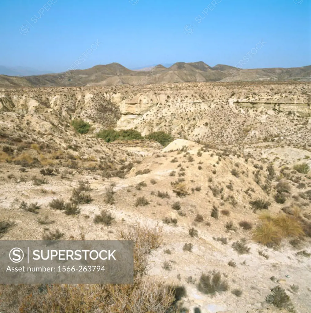 Tabernas desert, Almería province, Spain