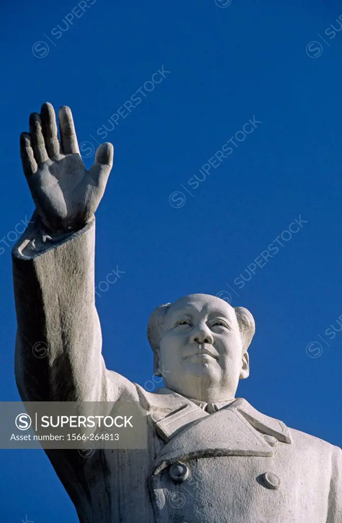 Mao statue. Datong. Shanxi. China.