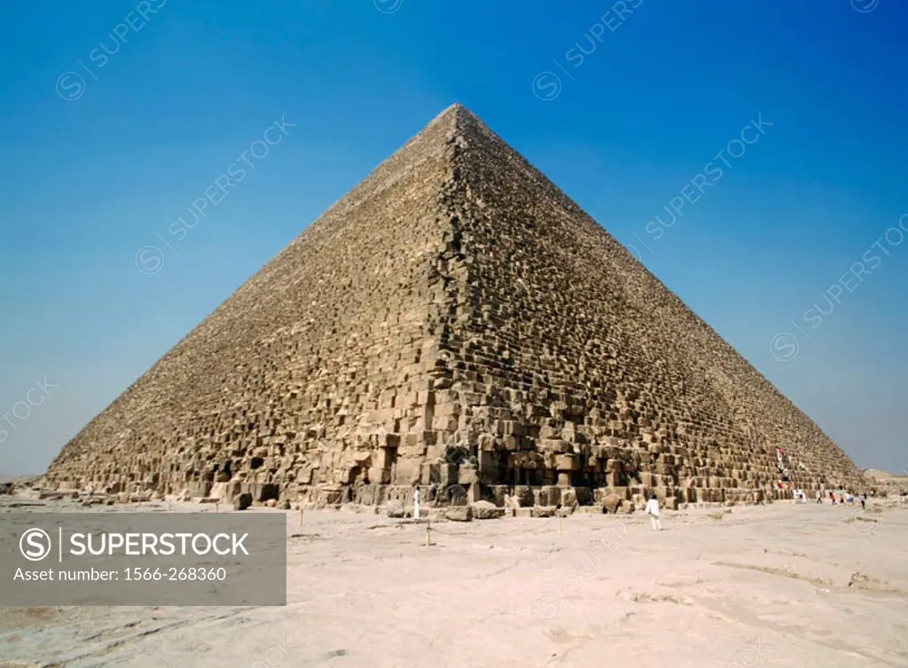 Cheops Pyramid in Gizeh, Egypt