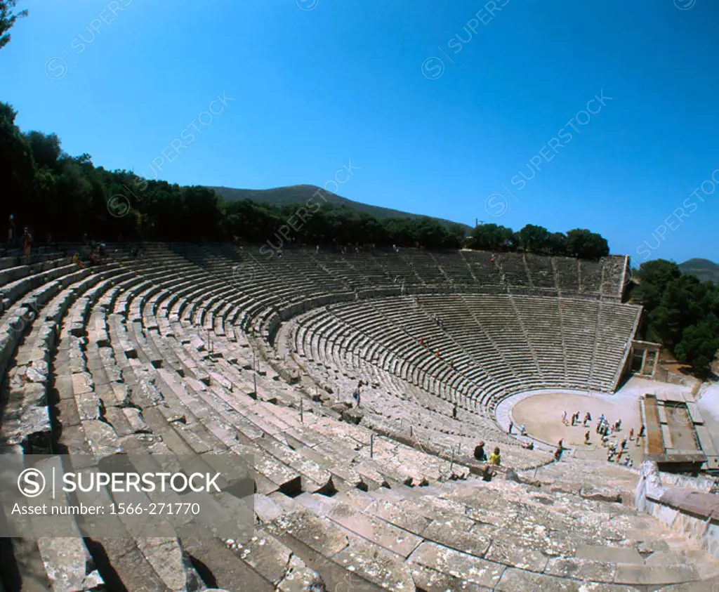 Theatre of Epidauros. Argolis, Peloponnese. Greece