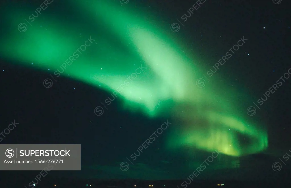 Northern lights. Iceland.