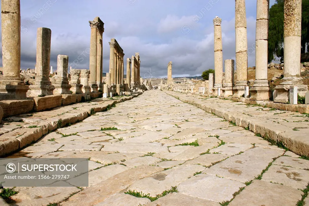 The Street of Columns, Main Street, Jerash, Jordan