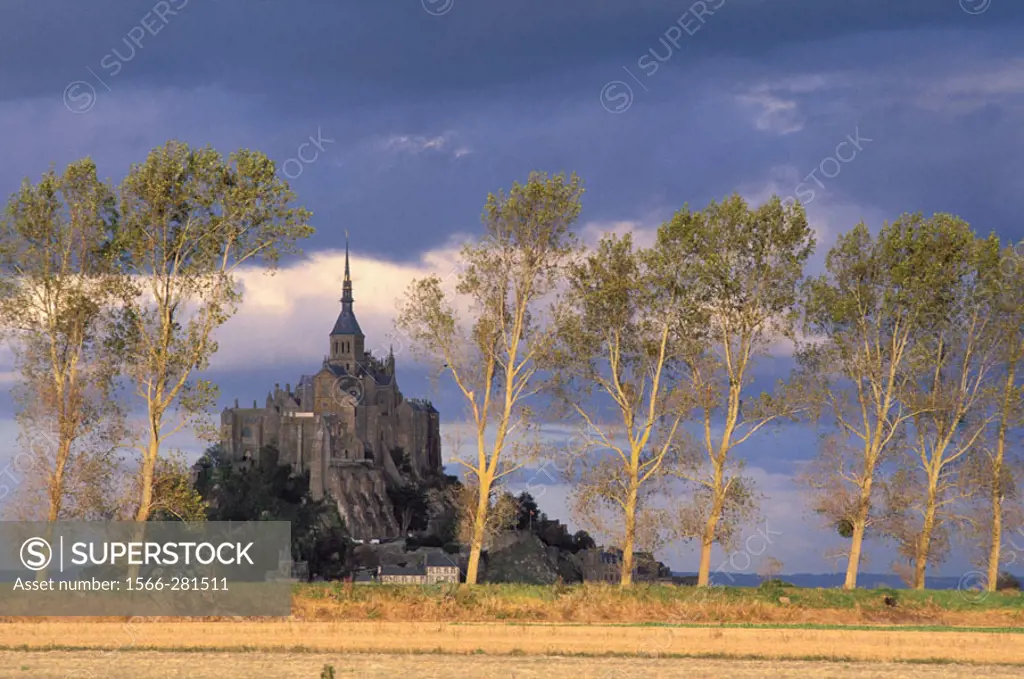 Mont Saint Michel. Manche, Normandy, France