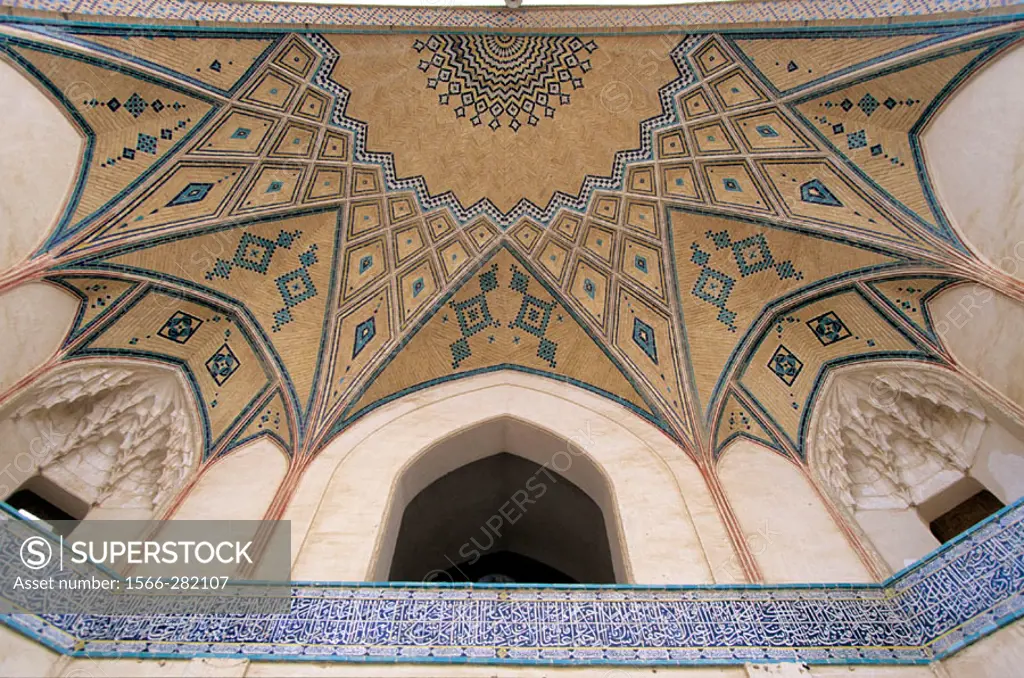Madressheh Agha Bozorg mosque. Kashan. Iran.