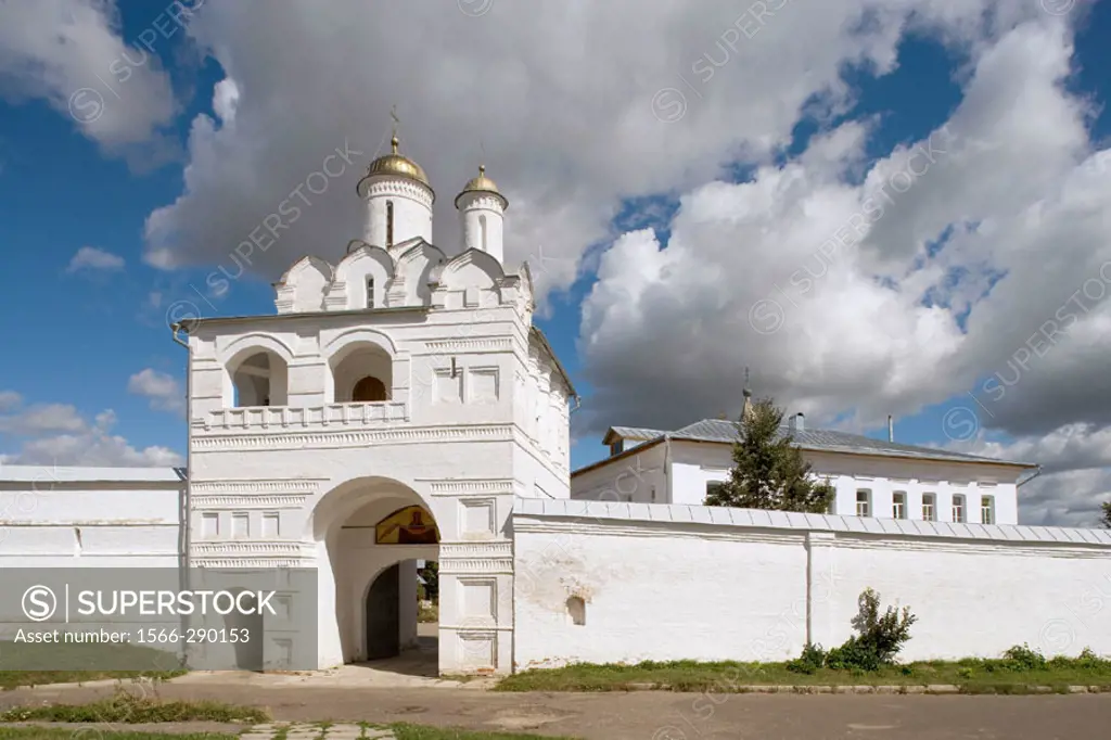 Church over the Gate (1515), Convent of the Intercession founded in 1364, Suzdal. Golden Ring, Russia