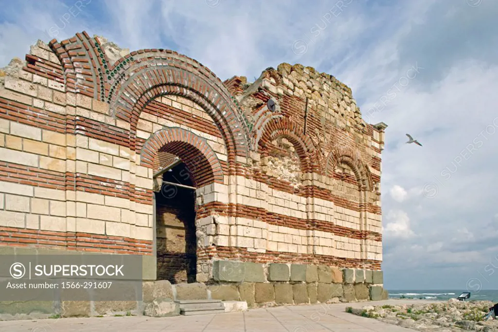 Church of St. John Aliturgetos in Nessebar, Black Sea coast. Bulgaria