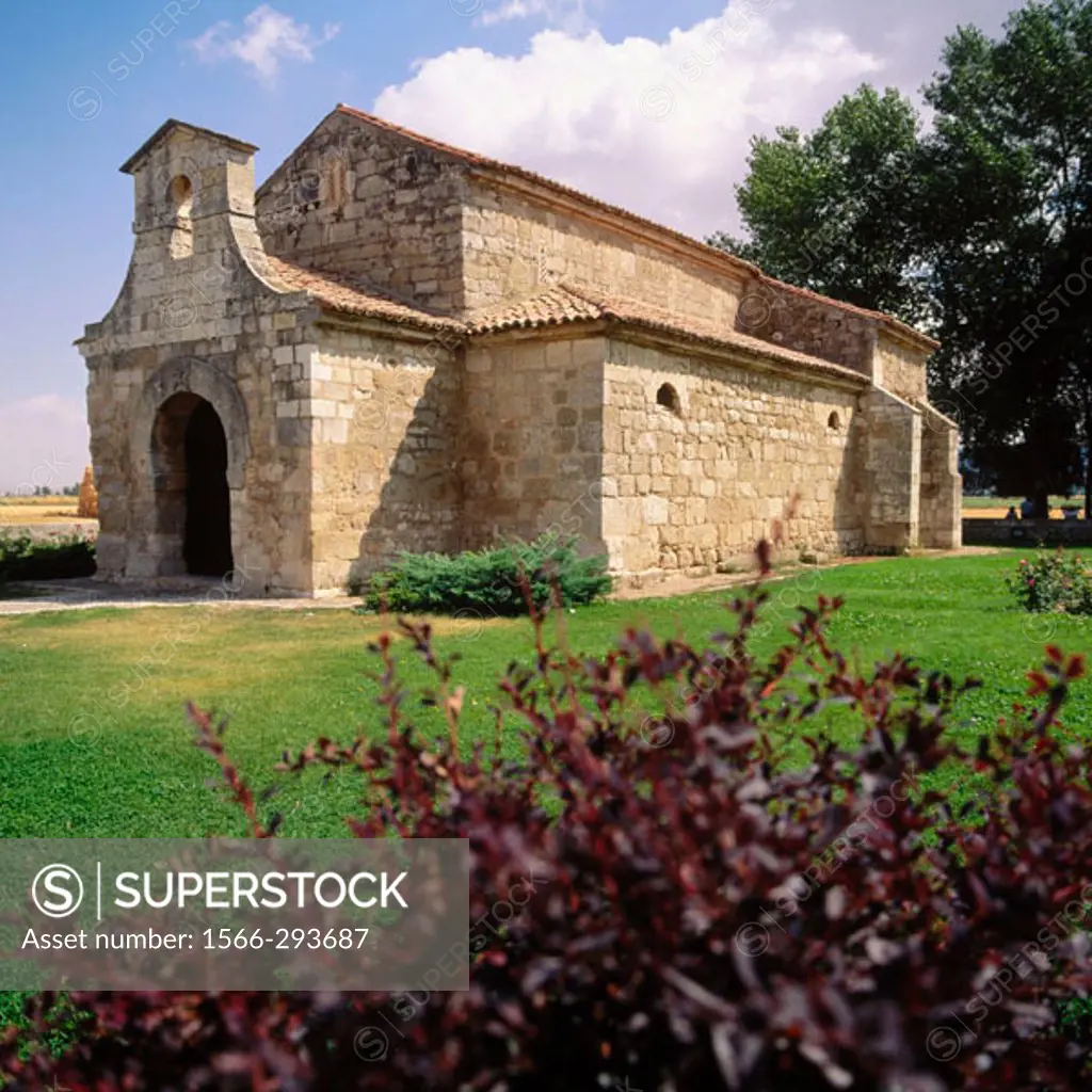 Visigothic church of St. John the Baptist (661 a.D.), Baños de Cerrato. Palencia province, Castilla-Léon, Spain