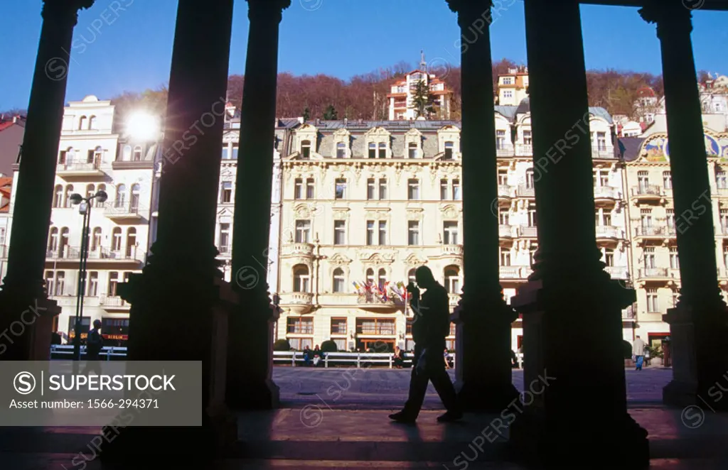 Colonnade. Karlovy Vary. Czech Republic