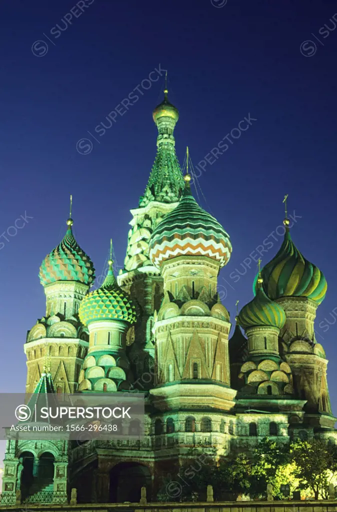 St. Basil´s cathedral, Red Square. Moscow. Russia