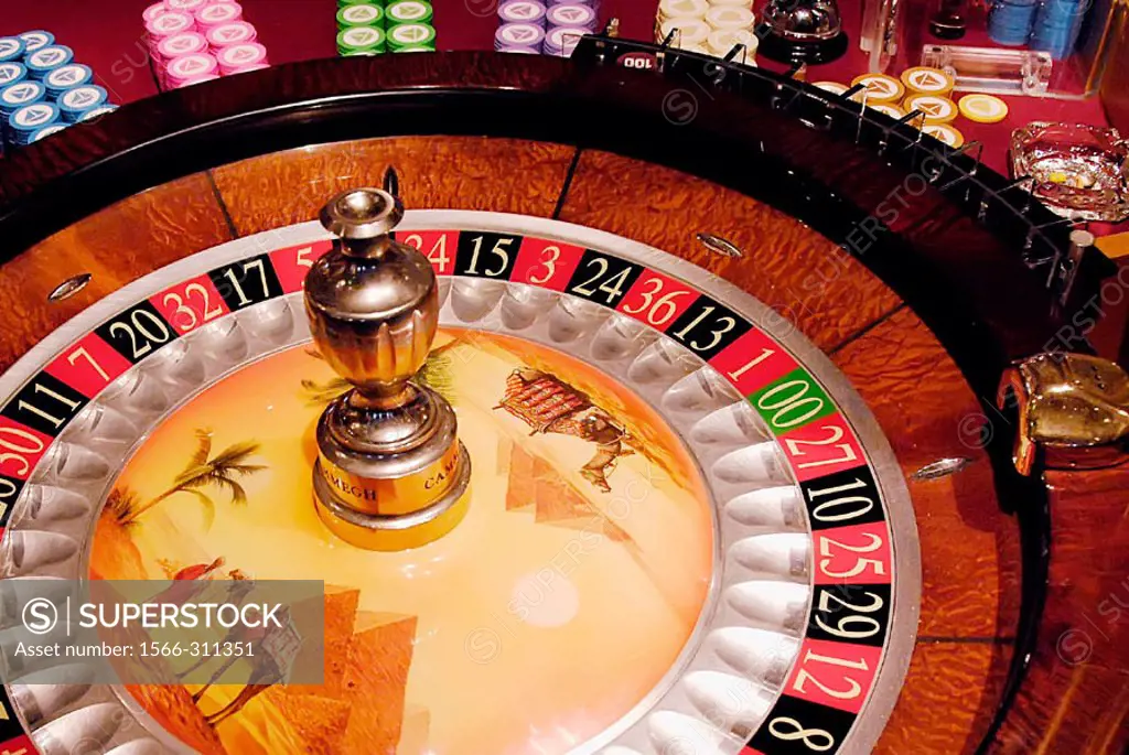 Gambling at the roulette table aboard the Cruis Ship Carnival Fantasy traveling to the Islands of Nassau, St. Maarten, Martin, and St. Thomas Virgin I...
