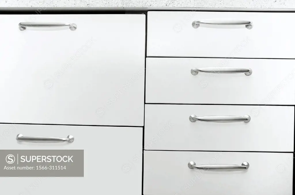Kitchen furniture drawers.