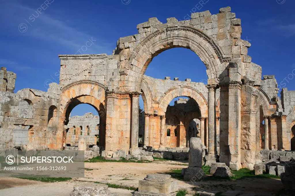 Byzantine church of St. Simeon Stylites (5th century), Qallat Semaan, Syria