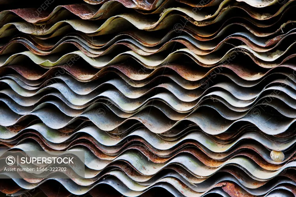 Corrugated iron pattern