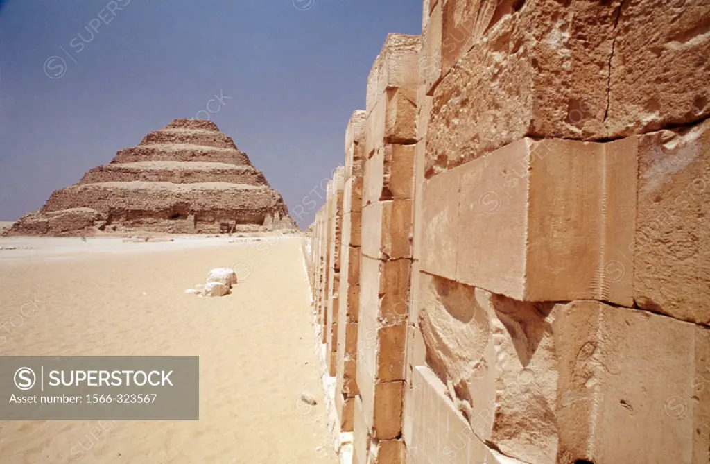 Pyramid. Saqqara. Egypt