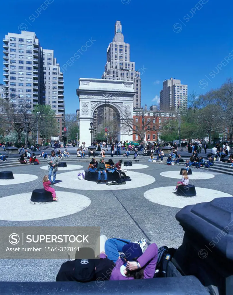 Washington Square Park, Greenwich Village, Manhattan, New York, USA