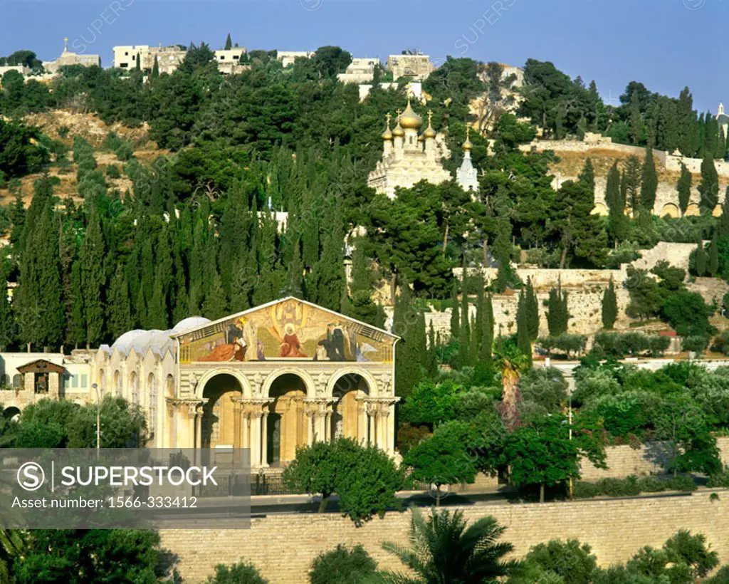 Church Of All Nations. Gethsemane, Mount Of Olives, Jerusalem, Israel.