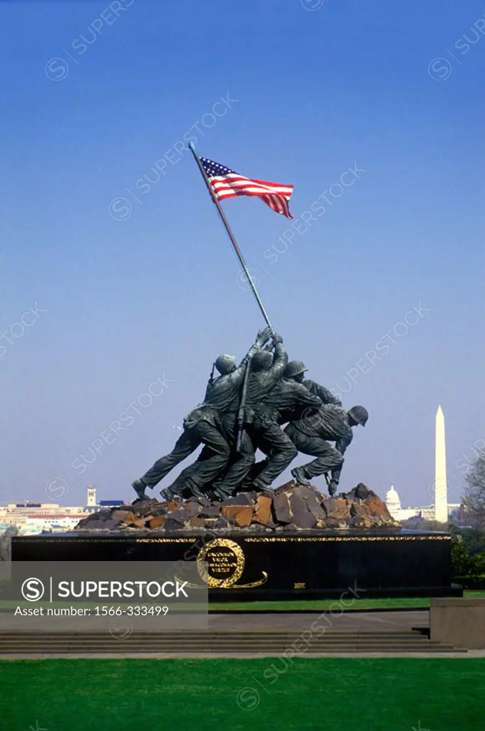 Iwo Jima Memorial, Washington D.C., Usa.