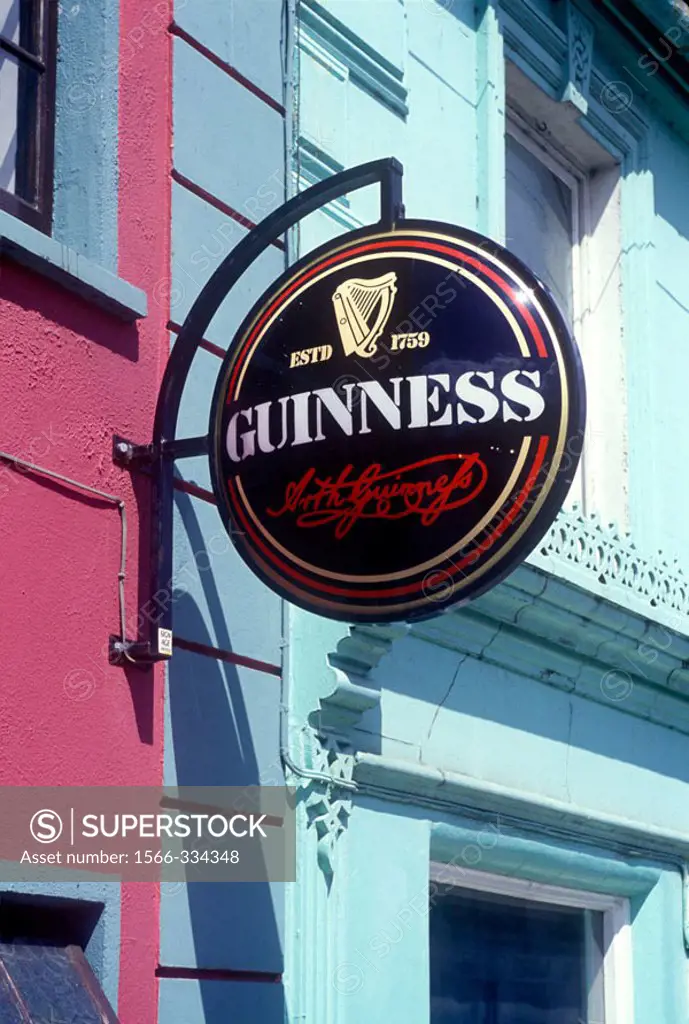 Pub Sign, Kilkenny, County Kilkenny, Ireland.