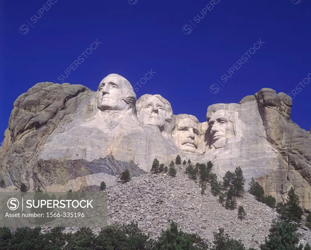 Scenic Mount Rushmore National Monument, South Dakota, Usa.