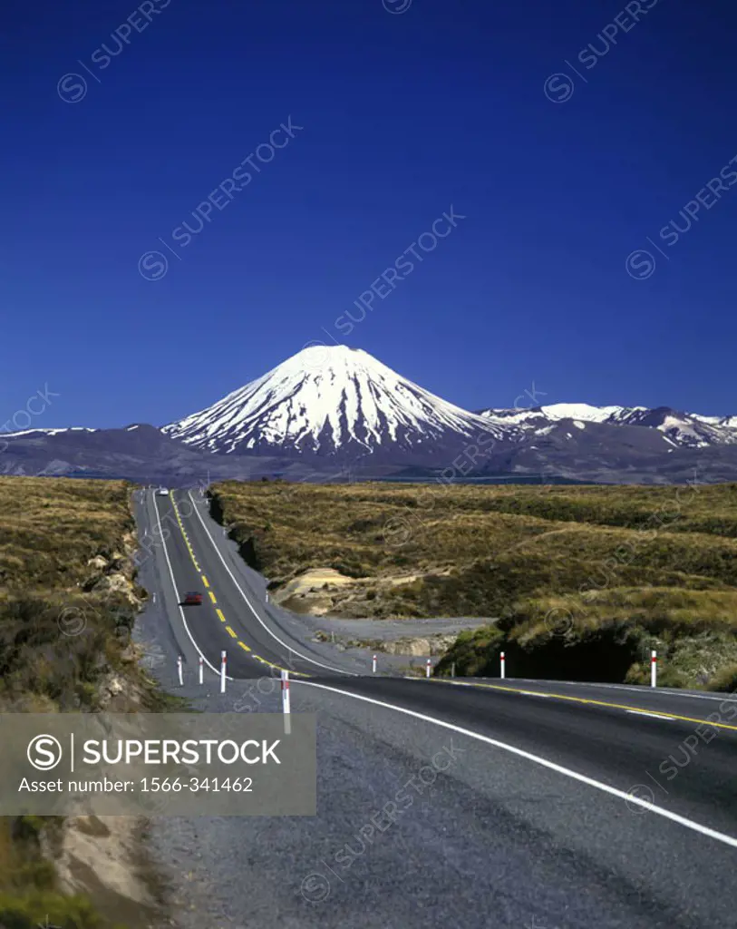 Scenic Mount Ngauruhoe, Tongariro National Park, New Zealand (January, 1995)