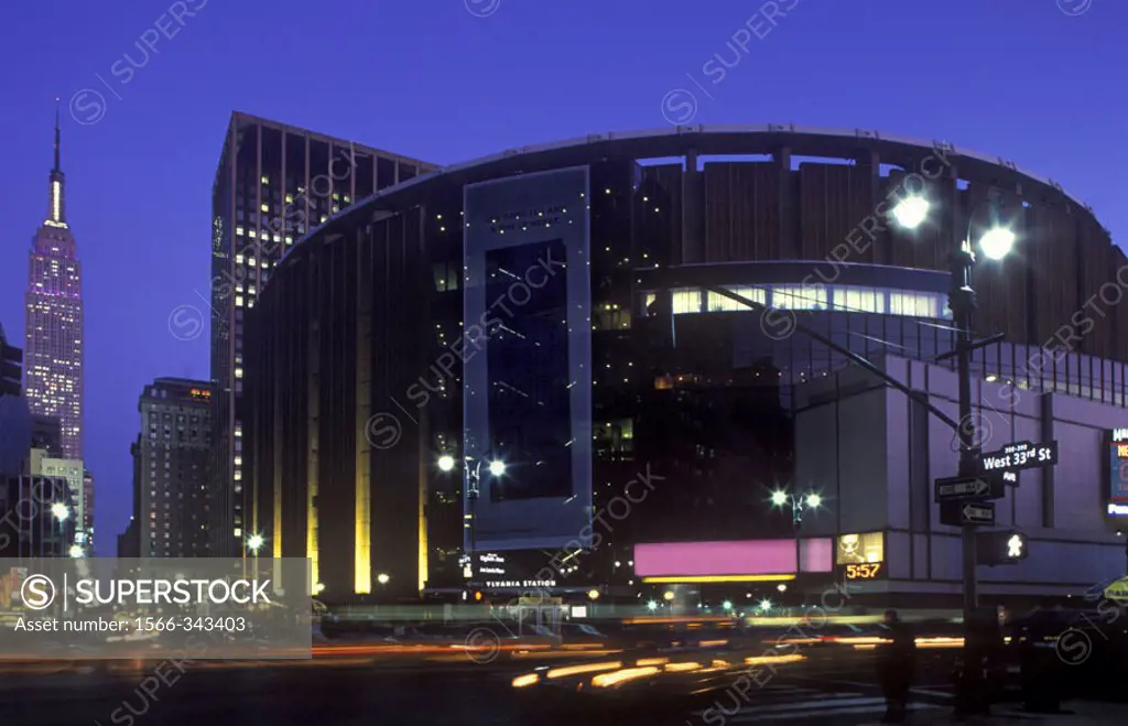 Madison Square Garden, Manhattan, New York, Usa.