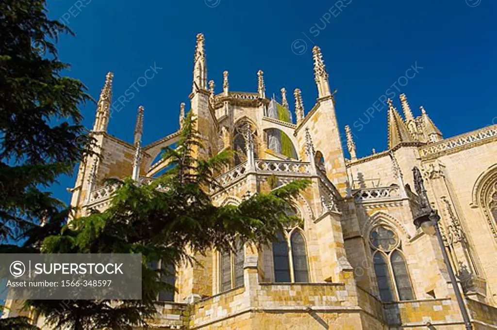 Gothic cathedral, León. Castilla-León, Spain