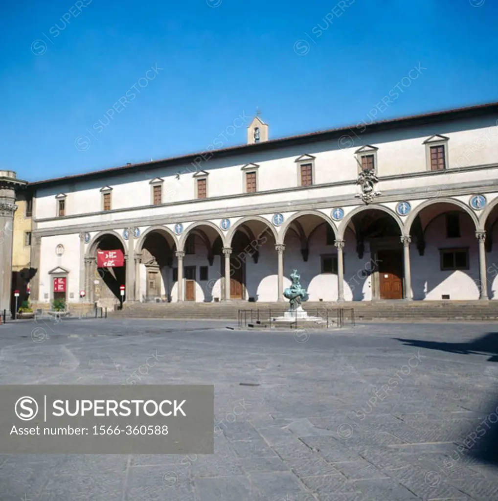 Ospedale degli Innocenti. Piazza della Santissima Annunziata. Florence. Italy