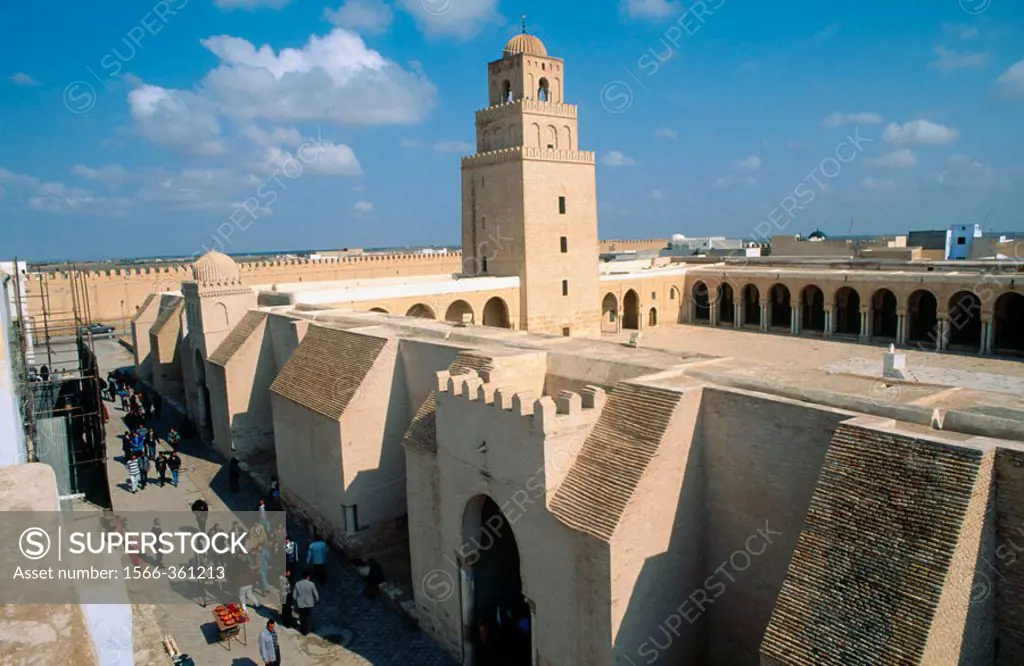 The Great Mosque. Qairouan. Tunisia.