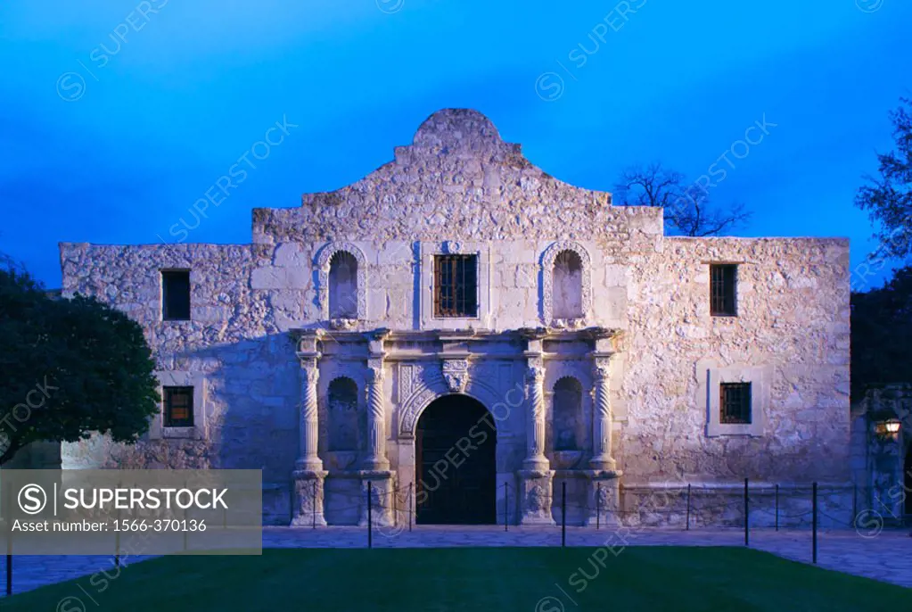 The Alamo. San Antonio. Texas, USA
