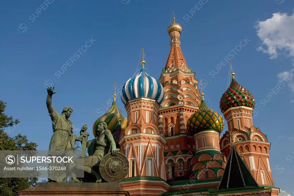 The Cathedral of Vasily the Blessed. The Red Square. Moscow. Russia