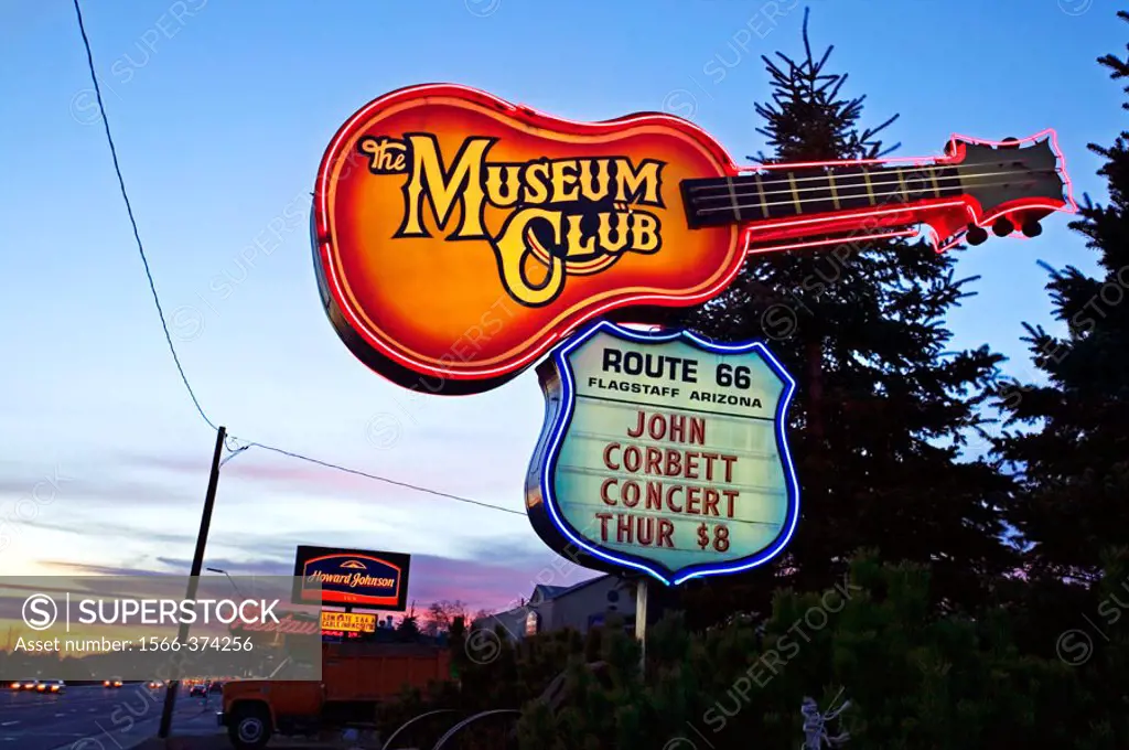 The Museum Club on Route 66. Flagstaff. Arizona, USA