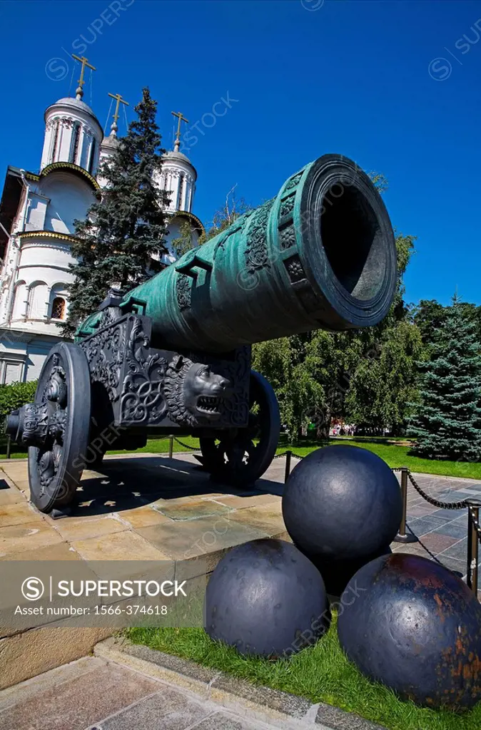 Tsar´s cannon. Kremlin. Moscow. Russia