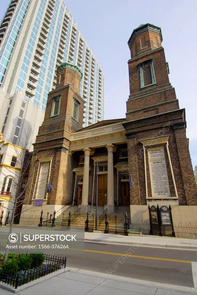 Downtown Presbyterian Church Where Andrew Jackson was received and James Polk was inaugurated governor designed by William Strickland in Nashville Ten...