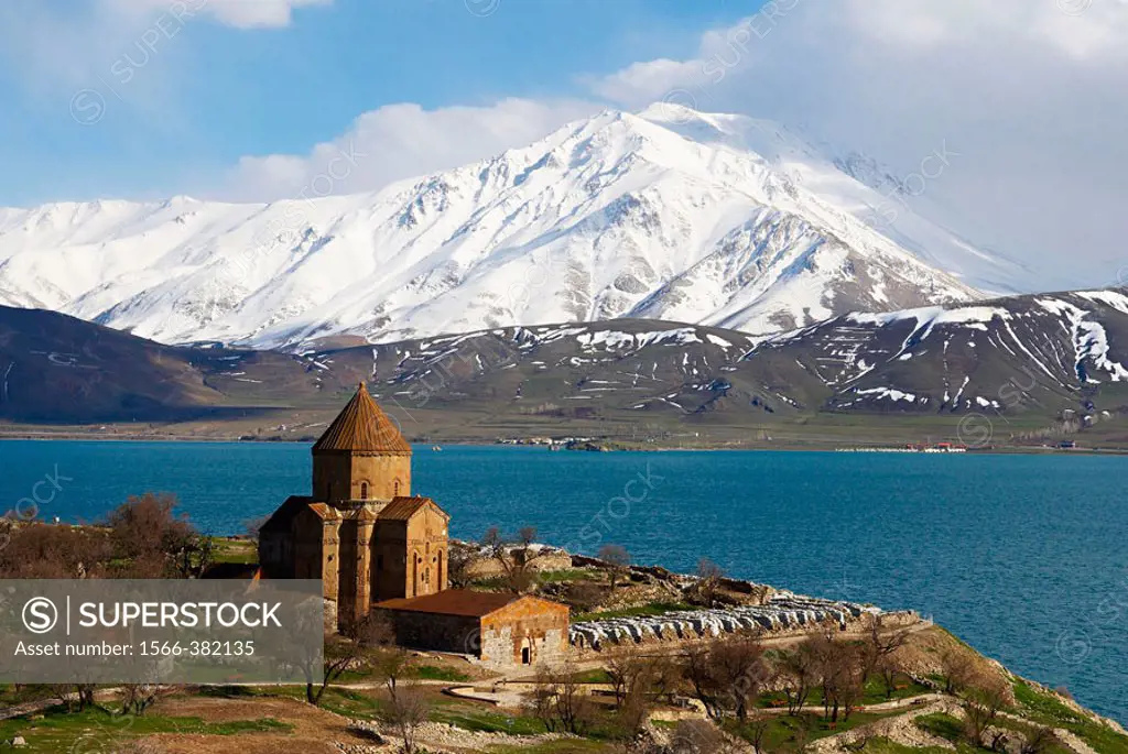 Turkey. East Anatolia Province. Lake Van. Akhtamar island. Armenian Church. Kurdistan.