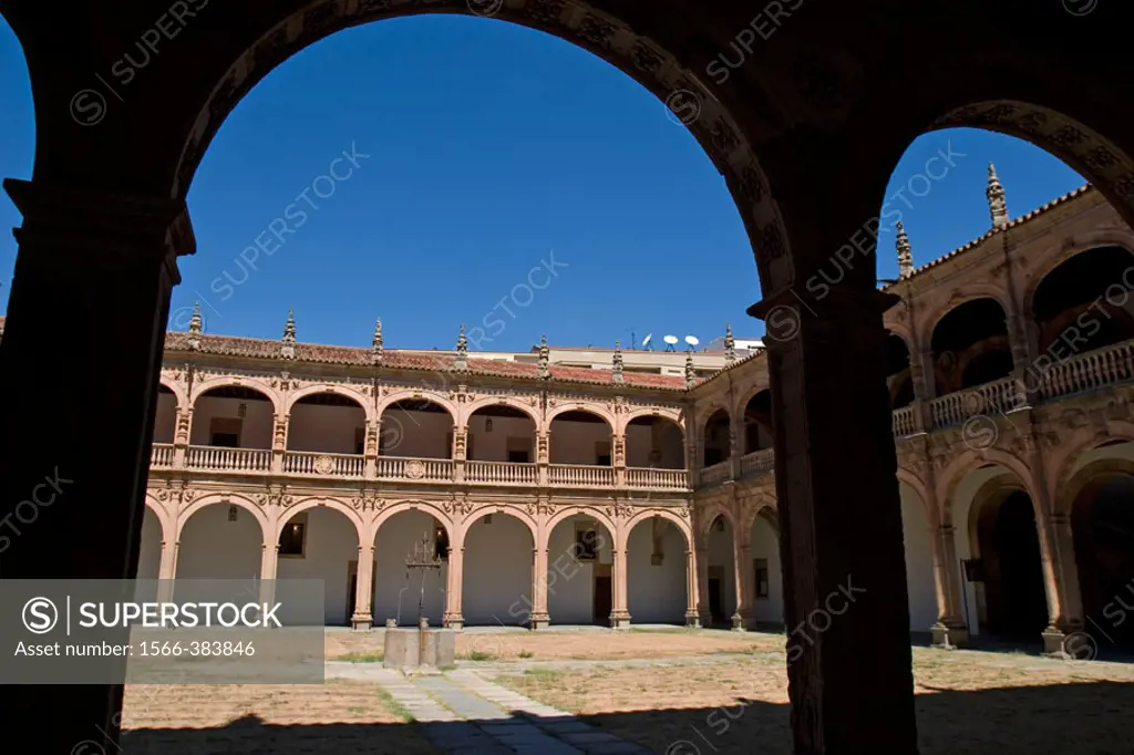 Cloister. Palacio de Fonseca, Salamanca. Castilla-León, Spain