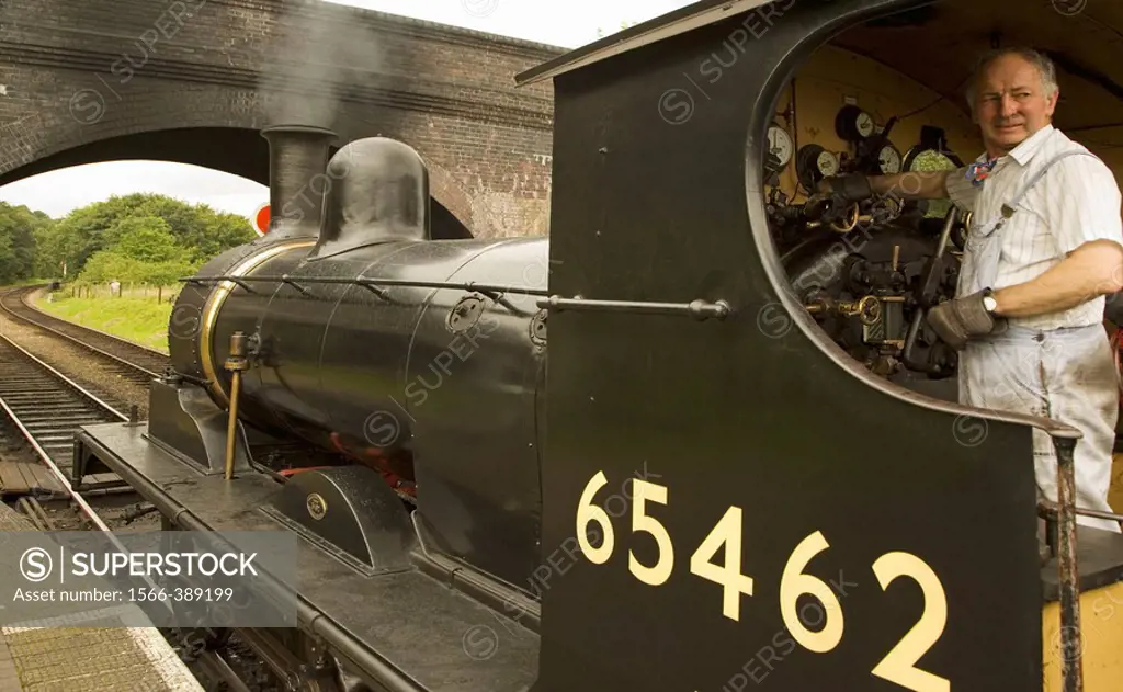 Weybourne Station. Steam locomotive. Norfolk. UK.